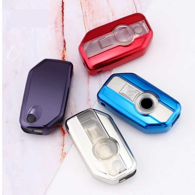 

Motorcycle key case for BMW R1200GS key chain k1600 soft rubber key case f850 f750gs TPU key case