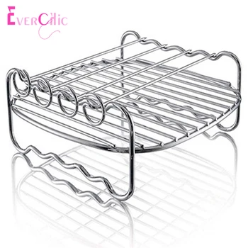 

Air Fryer Accessories,Air Fryer Rack,Phillips Air Fryer Accessories Fit 3.7QT-5.3QT- 4 pin (6.89 inch)