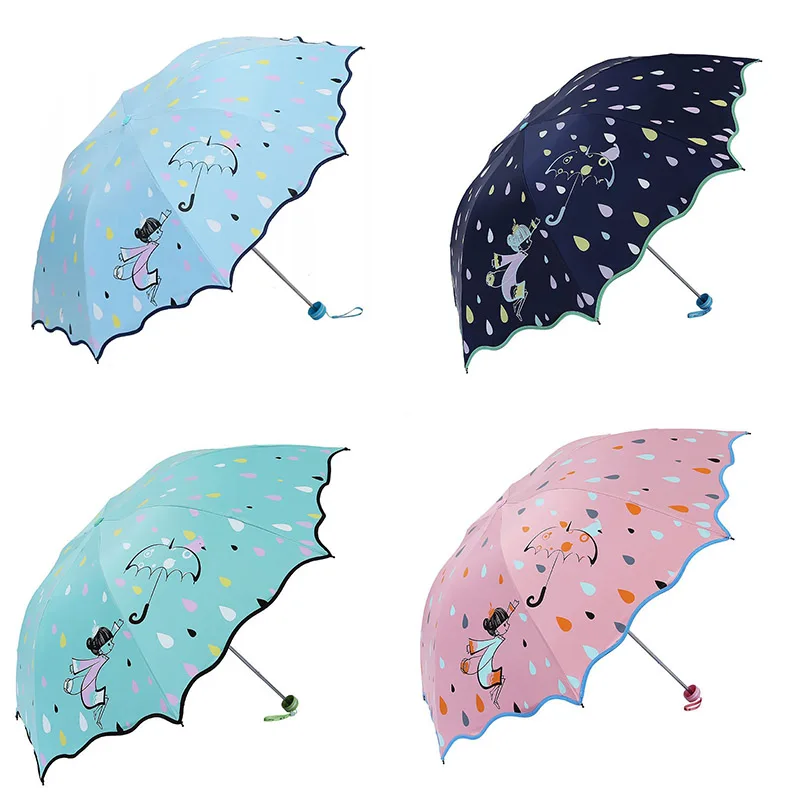 Umbrella Folding Girl