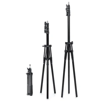 

Photography Studio Adjustable Max 200CM Light Stand Tripod Interface standard 1/4 interface For Camera Photo Softbox Light Stand