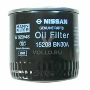 15208BN30A Nissan ФИЛЬТР МАСЛЯНЫЙ / FILTER ASSY-OIL