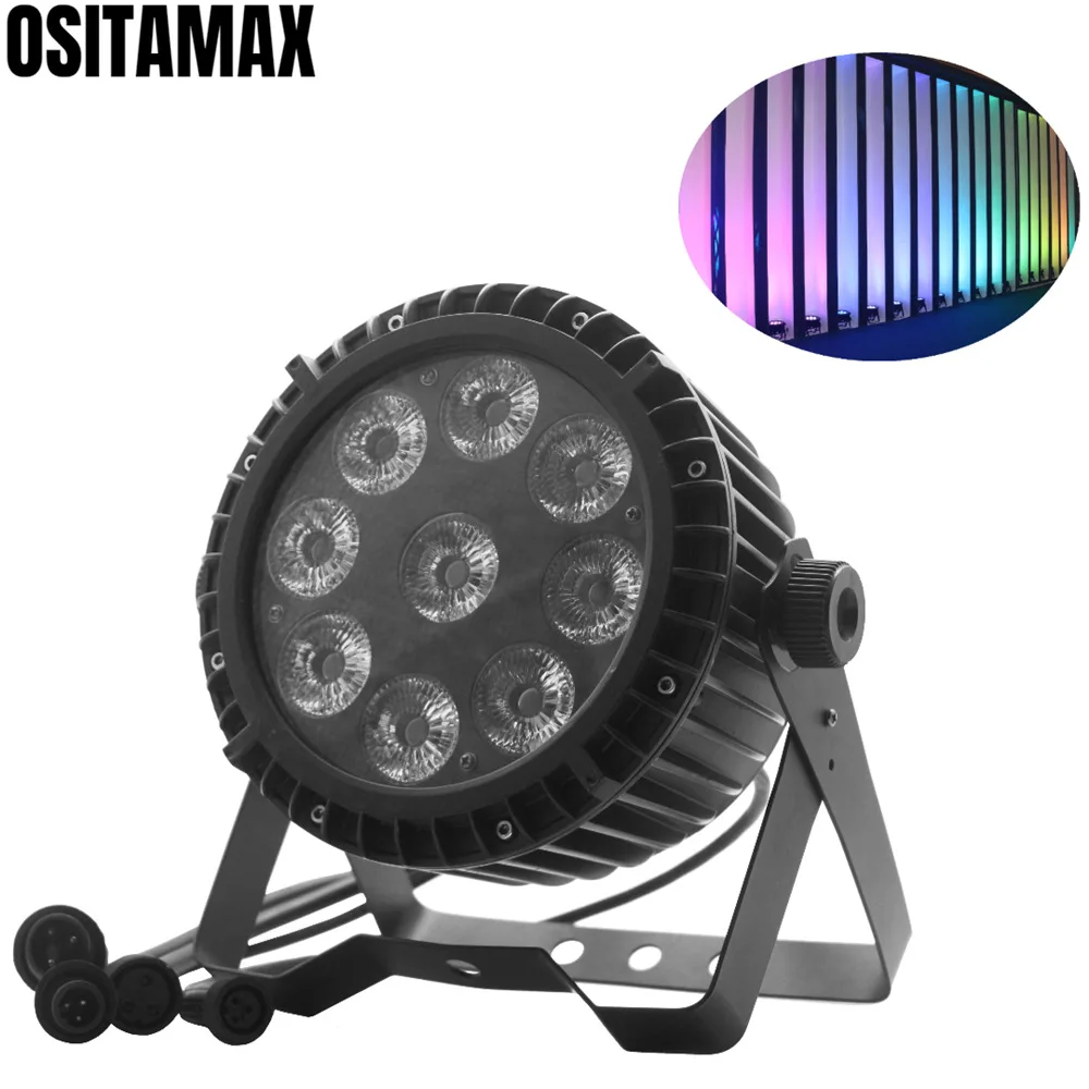 LED IP65 Par наружное освещение для сцены 9x15 Вт 5в1 RGBWA профессиональное DJ оборудование