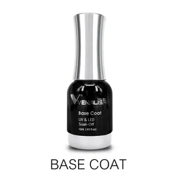 Venalisa Platinum Gel Polish - Tempered Top Coat UV LED Nail Lacquer (Base coat)