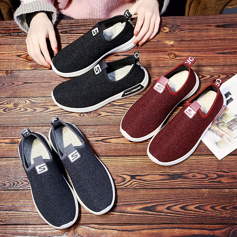 

2019 WOMEN'S Shoes a Hot Selling a Autumn-on Casual Shoes Korean-style Adult Single Shoe Athletic Shoes