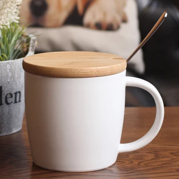 

Minimalist Mug Ceramic Nordic Coffee Vintage Lid Personalized Handle Cup Stirring White Japanese Style Japanese Style Mug KK60MK