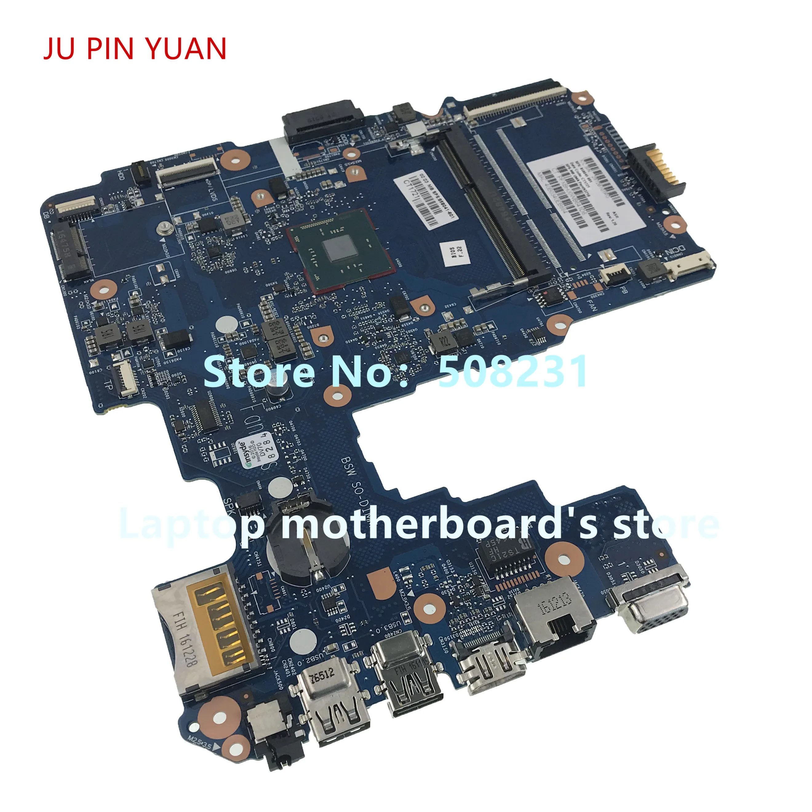 

858041-001 858041-601 858041-501 Mainboard For HP 14-AM Laptop Motherboard N3710 100% Fully Tested