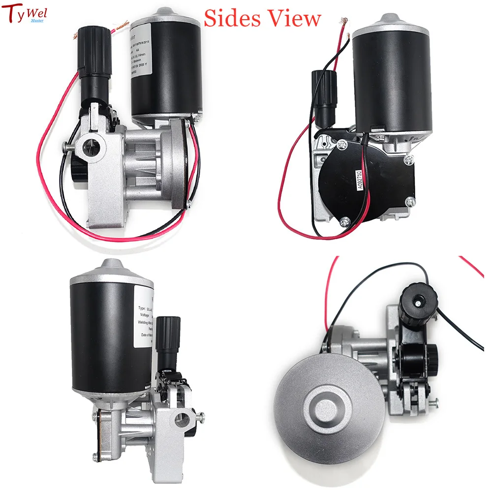 Welding Wire Feeder DC 24V 2 Rolls SSJ-4C Wire Feed Assembly Feeder Roll for Steel Aluminum Flux Cored Wire MIG Welder 4
