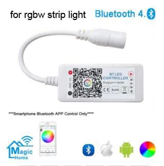 Magic Home DC5V 12 в 24 в Bluetooth беспроводной WiFi контроллер, RGB/RGBW IR RF светодиодный контроллер для 5050 WS2811 WS2812B светодиодный пиксель полосы - Цвет: bluetooth RGBW