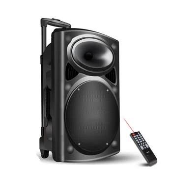 

New Portable Outdoor Super Big Speaker 12 Inch Trolley Bluetooth DJ Speaker 300W Party Performance Subwoofer Stereo Speaker
