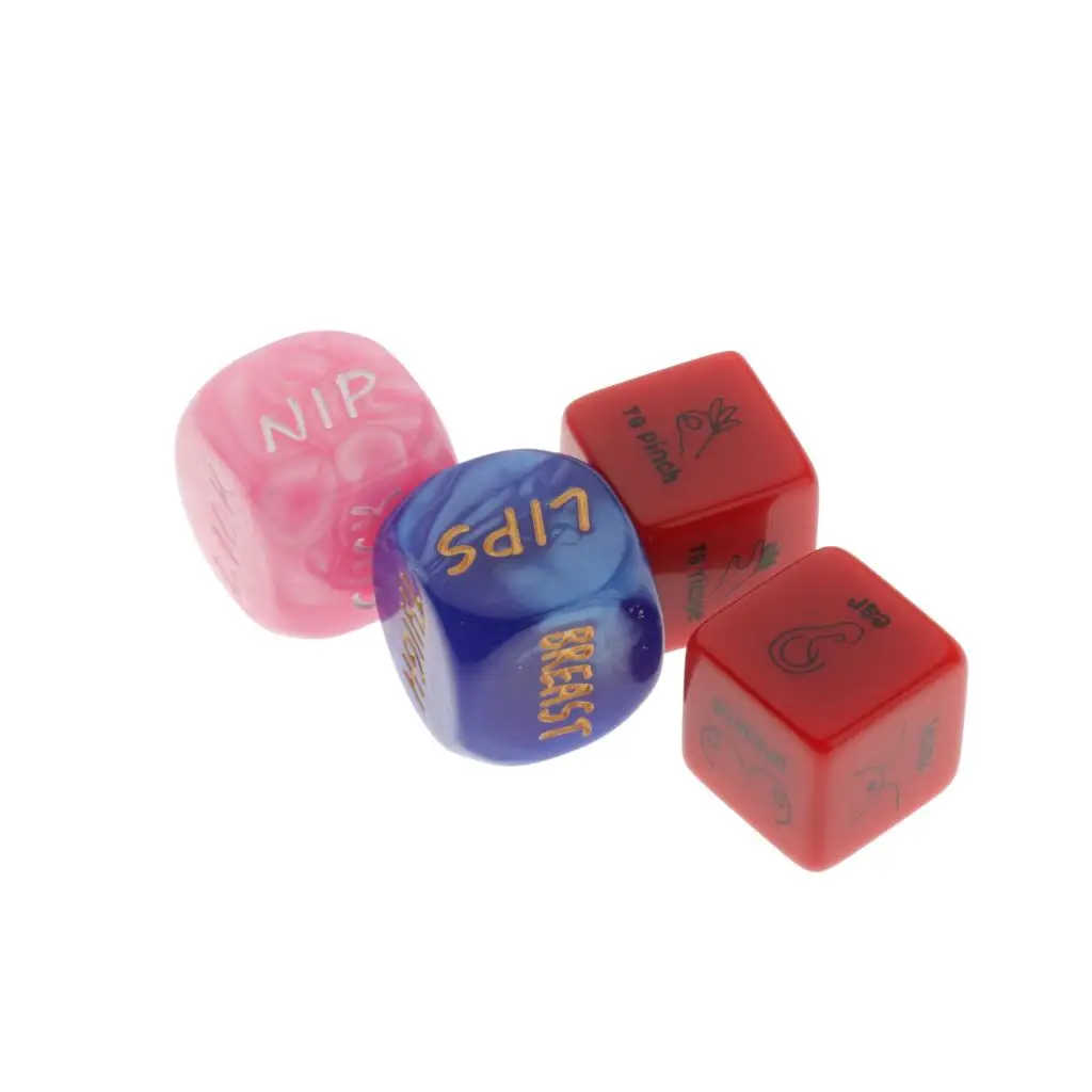 4Pack Adults Positions Sexual Stance Dice Erotic Games For Couples Playing