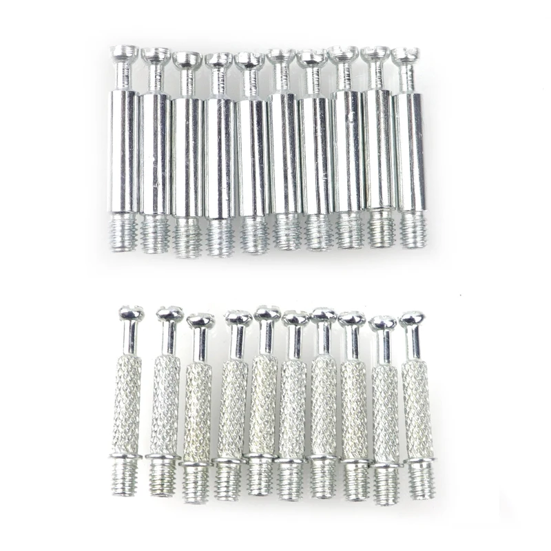 3 in 1 Dowel Jig Screw Connector Kit Furniture Connecting Hardware Eccentric Wheel Nut Cam Lock Nut Woodworking Accessories