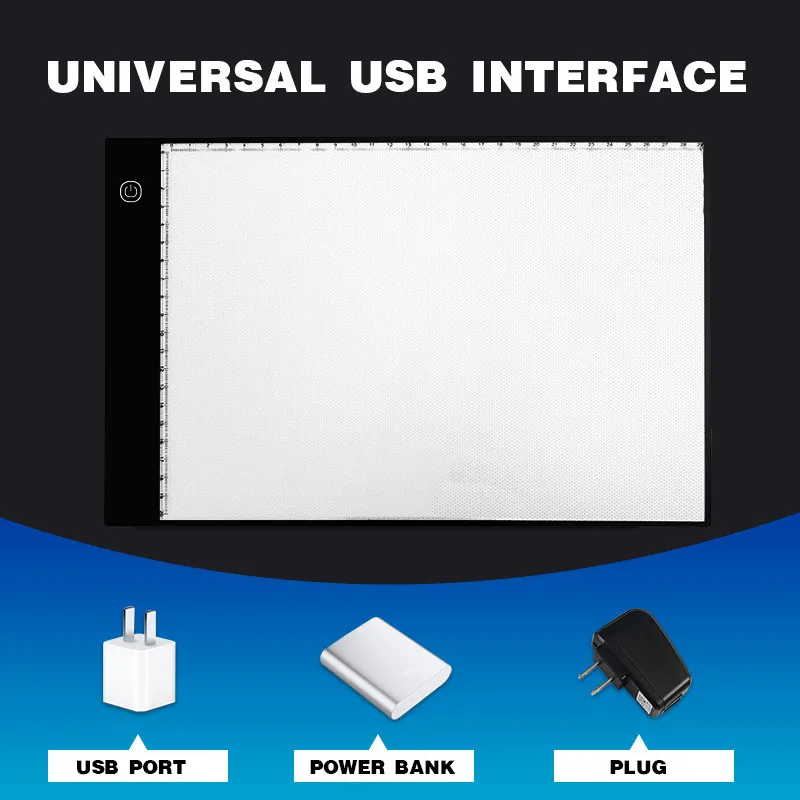 DC5V USB A4 графический планшет, светодиодный планшет для рисования, художественный трафарет, светильник, коробка для отслеживания, Настольный коврик, электронный планшет для письма