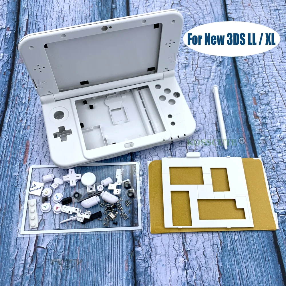 Capa de Substituição Completa para Nintendo 3ds ll Game Console Novo 3ds xl Capa Concha Habitação Conjunto Completo Acessórios