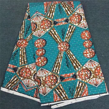 

Hot Sale Stoned Ankara Wax Africain Tissus Ankara Nigeria Wax Prints Fabrics African Batik Wax Print Fabric For Women Dress
