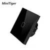 MiniTiger EU Standard 2 Gang 1 Way Touch Switch, AC 220~250V,White Crystal Glass Panel, No remote function Touch Switch ► Photo 3/5