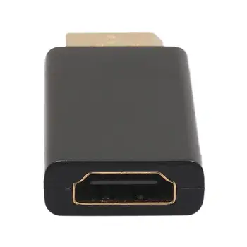 

DP Male to HDMI Female Cable Adapter 1080P Converter Built-In Conversion Chip Support 10.8Gbps for PC HDTV Display Laptop