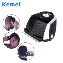 Kemei портативный DIY Резак для волос ручной клипер 0 мм baldheed для мужчин борода для волос беспроводной триммер ярлык профессиональная машинка для самостоятельной стрижки