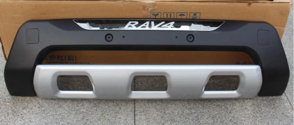 ABS передний+ Задний бампер протектор Защита противоскользящая пластина подходит для 09-12 Toyota RAV4 2009 2010 2011 2012