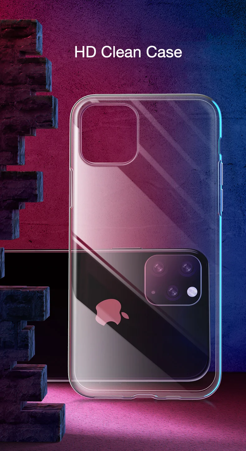 TPU transparent case for iPhone XI MAX XIR CASE  (2)