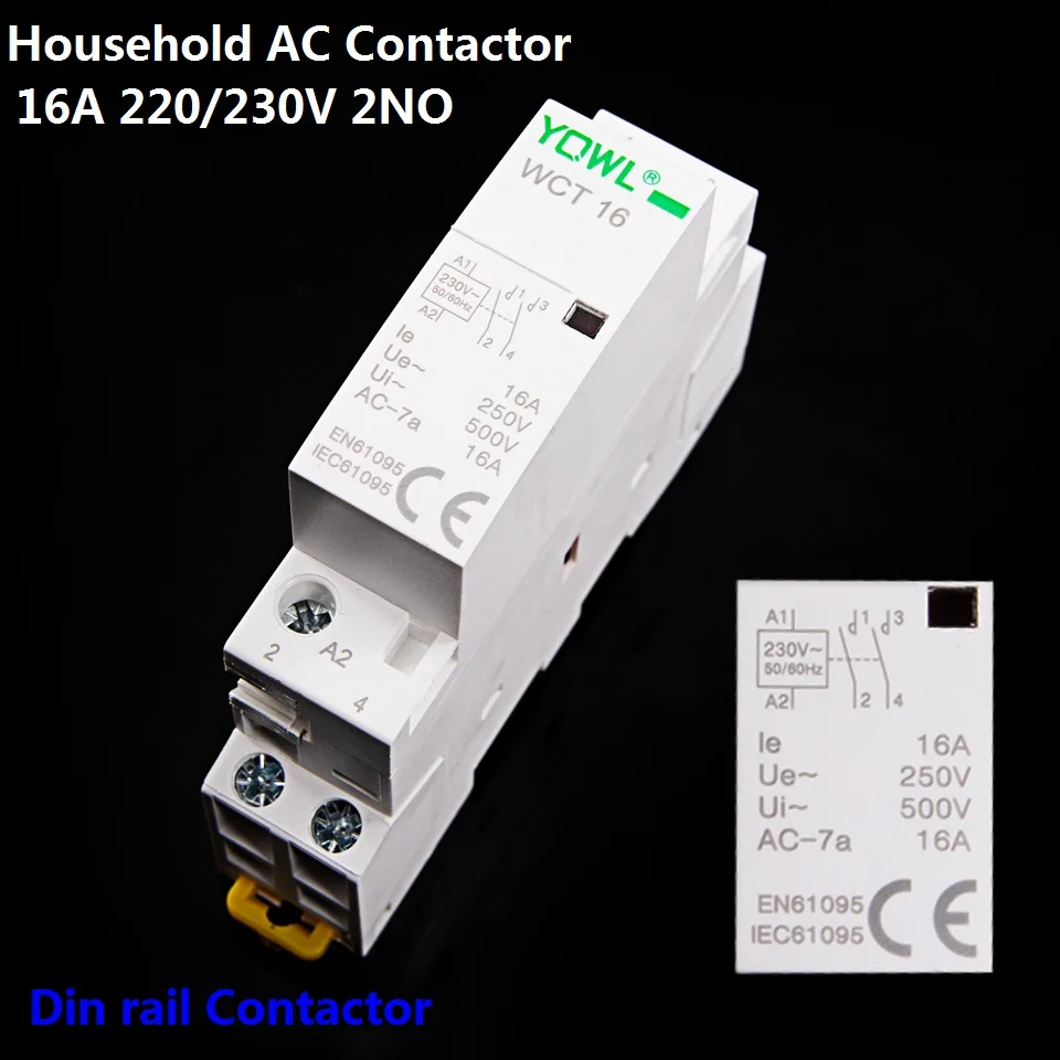 220v 230v 50 60hz contator modular ac caseiro 1 peca 01