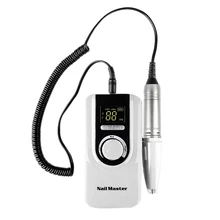 25 Вт Многофункциональный 35000 об./мин перезаряжаемый портативный электрический сверлильный станок для ногтей Маникюр Педикюр контейнер для удаления лака Белый ЕС вилка
