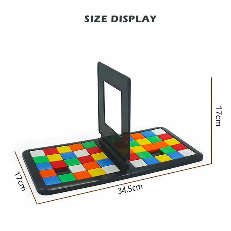 Головоломка Куб 3D головоломка гоночная доска с кубиками дети взрослые интерактивные настольные красочные битва спортивная игра обучающая игрушка