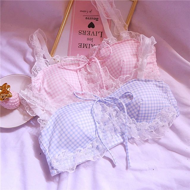 Women Bra Panties Set Kawaii  Underwear Lolita Kawaii Bra - Girl