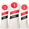 Golf Club #1 #3 #5 Wood Headcovers Driver / Fairway Rescue Woods / Hybrid PU Leather Head Covers Set Protector 1