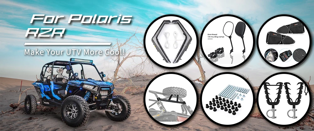 KEMIMOTO четыре нижние двери вставка панели комплект 4 модели для Polaris RZR 900 XC RZR S 900