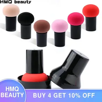 

Makeup puff cute mushroom-shaped head with storage box makeup foundation sponge smooth wet and dry beauty tools