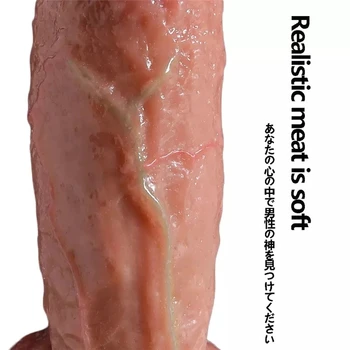 3 Size Simulation Dildo Realistic Penis Soft Silicone G Spot Big Dick Suction Cup Female Masturbator Erotic Sex Toy For Women 2