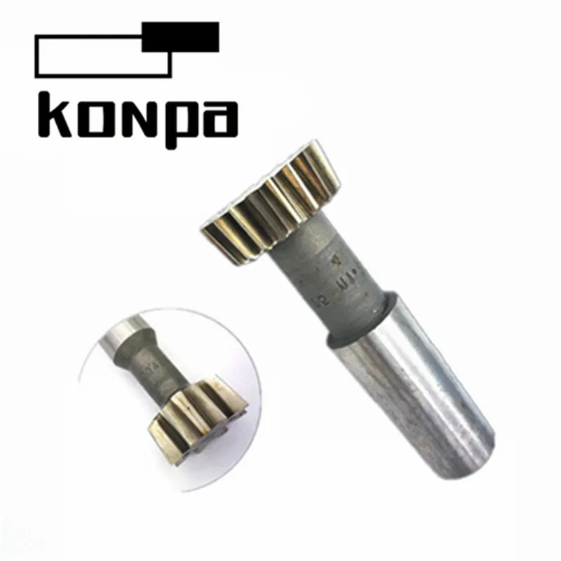 Pa20 D25mm M1 m4 Involute Spline Taper Shank Gear Shaper Cutter Hss