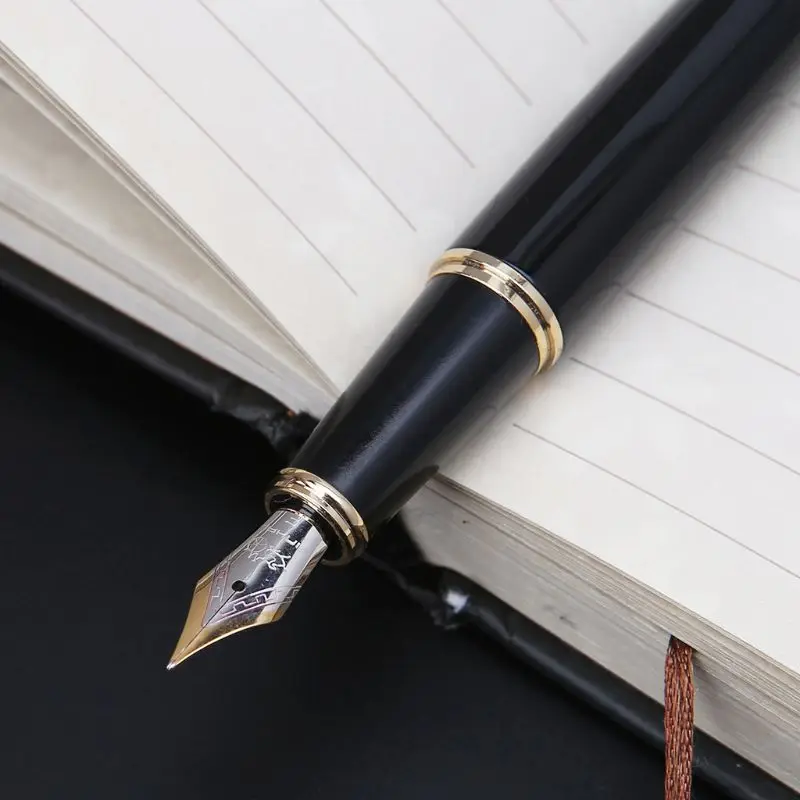 Jinhao 1000-A модный перьевая ручка бизнес-студенческий средний тонкий перьевая ручка для каллиграфии офисный инструмент D08B