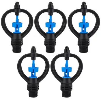 

Plastic Helium Cylinder 5Pcs Garden Universal Watering Spray Nozzle Lawn Plastic Sprinkler Male Thread G1/2 Watering And