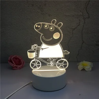 3D ночник, креативный маленький настольный светильник, для спальни, общежития, компании, для мероприятий, подарок на Рождество