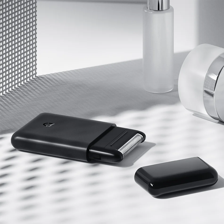 Новая электрическая бритва XIAOMI MIJIA, умная портативная мини-бритва, моющаяся Бритва для влажного бритья, триммер для бороды, для мужчин, удобная, чистая