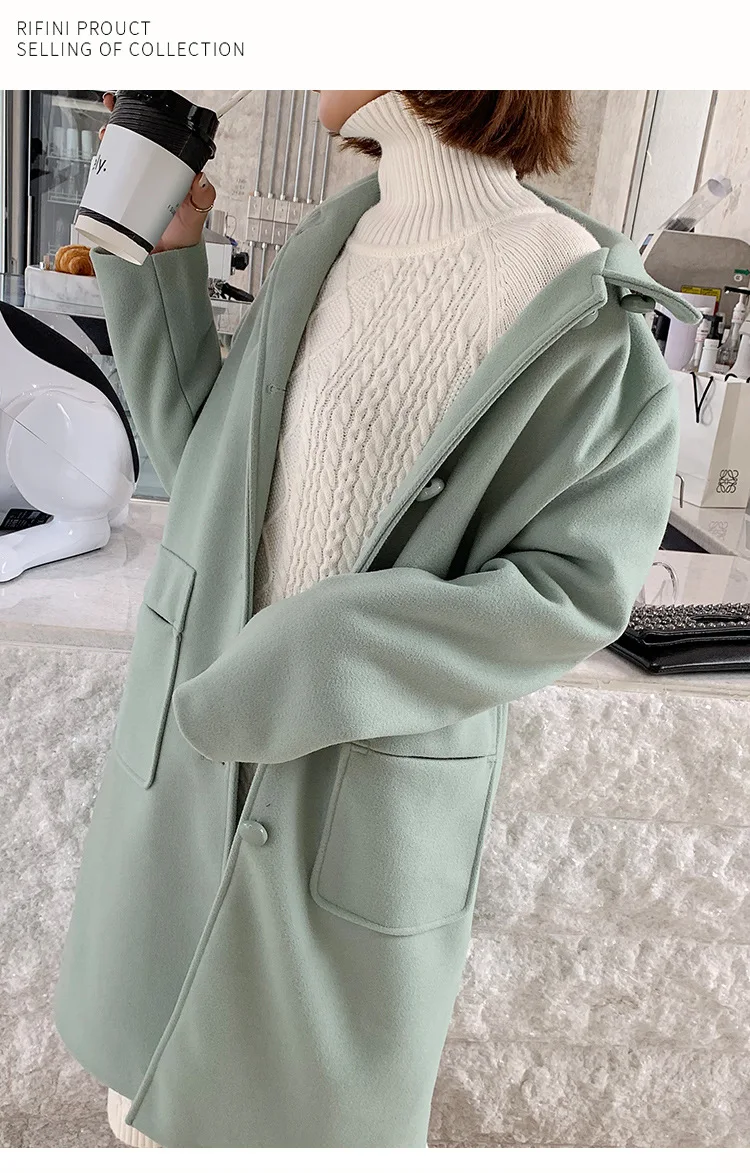 Casaco feminino,, UK, для женщин, плюс размер, 4XL, осень, зима, Cassic, простое, шерсть, макси, длинное пальто, женская верхняя одежда, manteau femme