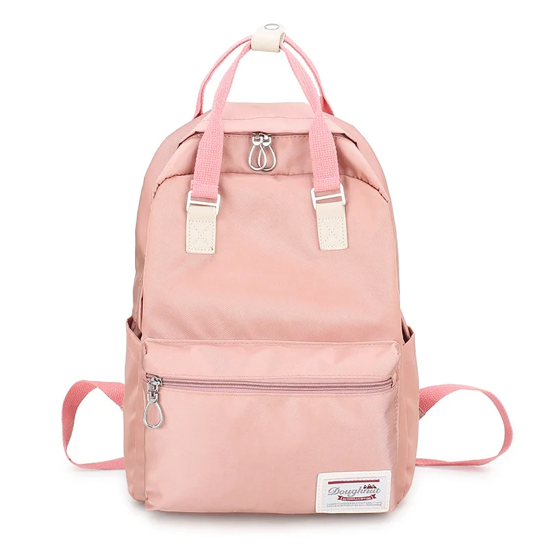 

Japanese-style Solid Color Simple Versatile Backpack Junior High School Schoolbag University Women's-Style MORI Series Travel Ca