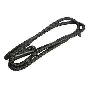 

52inch Strong Nylon Rope Pet Dog Slip Training Leash Walking Lead Collar (Black)