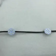 20 шт./компл. DC24V 34 мм PCBA(6 светодиодов) UCS1903 адресуемых пикселей светильник; 1,44 Вт; из водонепроницаемого материала; со всеми черный провод; 15 см провода интервал