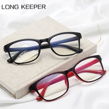 Longkeperer винтажные очки с защитой от синего света, оправа для женщин, очки для чтения, очки для работы за компьютером, прозрачные оптические очки