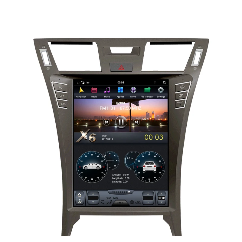 Excellent NAVITOPIA 12.1inch 4G+64GB Tesla Style Vertical Screen Android 8.1 Car DVD GPS Navigation for Lexus LS460 8