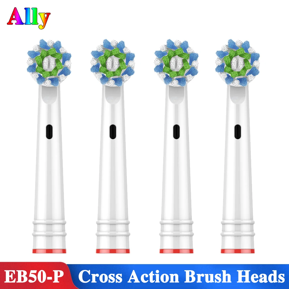 Насадки EB50 Cross action для электрической зубной щетки Braun Oral b Vitality Triumph D100 P4000 P7500 P9000 P4500