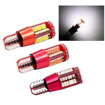 

T10 W5W 194 White Canbus OBC Error Free Car Bulb LED Light Interior Map Read Door License Plate Auto lamps 4014 SMD 57 Chips 12V