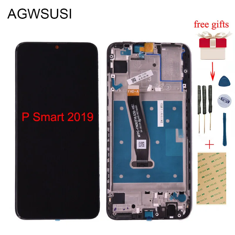 6 21 &quotдля Huawei P Smart 2019 ЖК дисплей POT LX1 L21 LX3 панель сенсорный экран дигитайзер