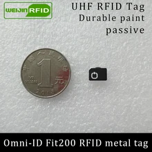 UHF RFID Анти-металлическая метка omni-ID fit200 fit 200 915 МГц 868 МГц Alien higgs3 EPCC1G2 6C прочная краска смарт-карта пассивные RFID метки