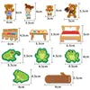 Baby Early Education Puppet Gloves Toys Frog Bears Scene Theater Storytelling Paste Story Gloves Hand Puppet Educational Toys 6