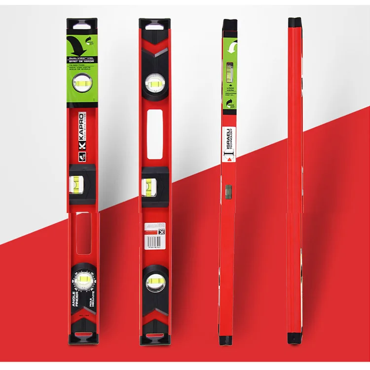 KAPRO High Precision 360 Degree Rotating Aluminum Alloy Triple Bubble Level Ruler 40cm Thicker Measurement Tools Spirit Level (7)