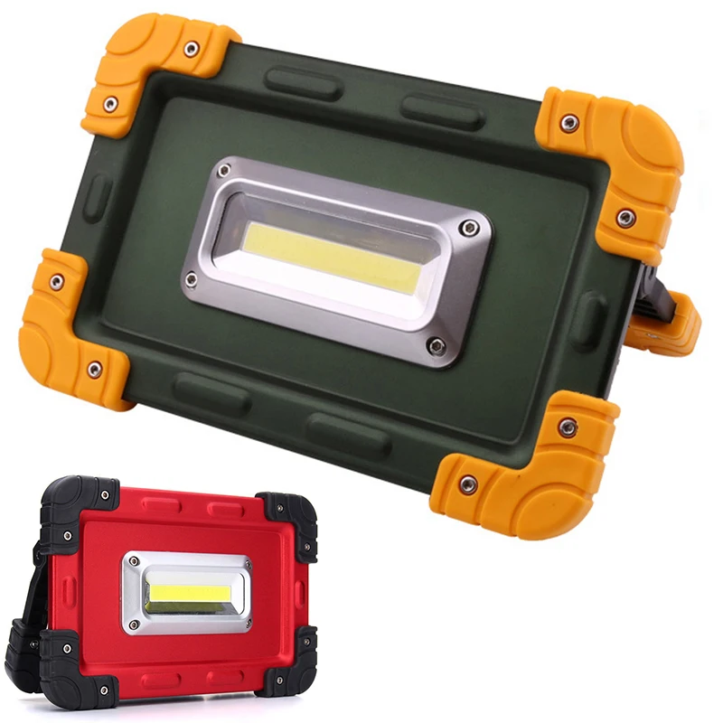 30W USB LED Portable Rechargeable Flood Light Work Camping Tent Outdoor Lamp h j