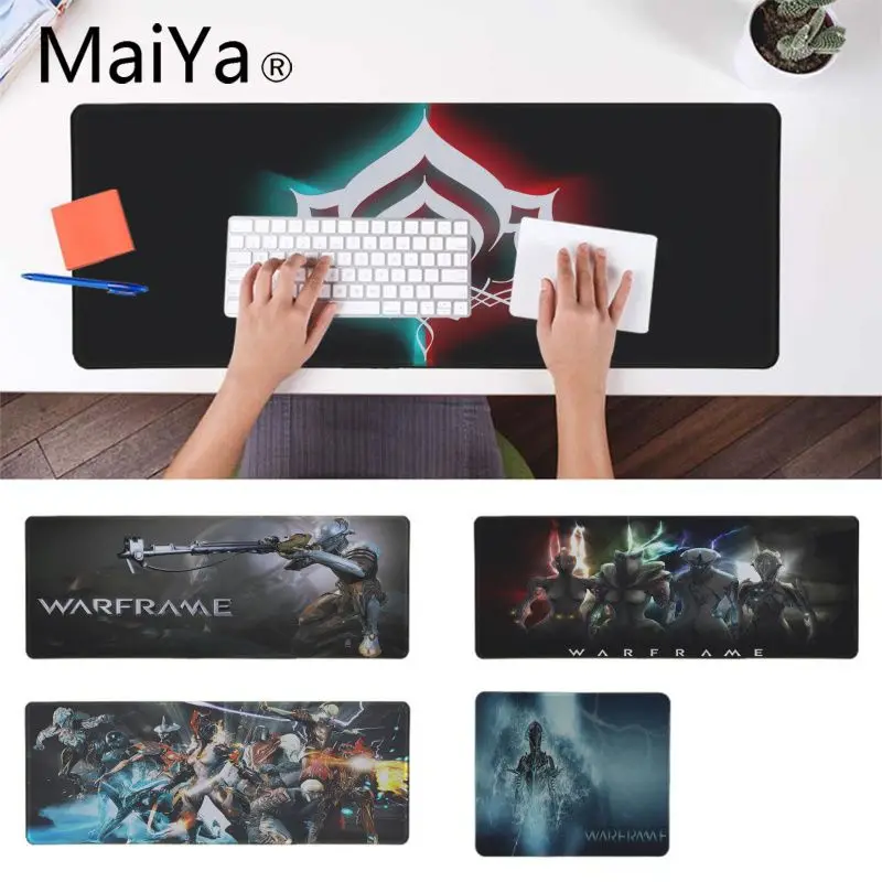 MaiYa Warframe геймеры красивый коврик для мышки в стиле аниме скорость/Управление версия большой игровой коврик для мышки с Аниме Коврик для мыши